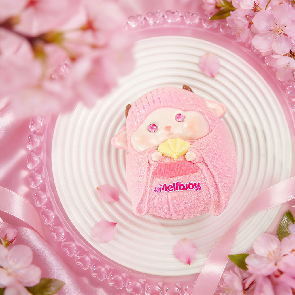Mellojoy-ムースクリーム-浴衣羊-【Z071-7】【 ブラインドボックスのおもちゃ】