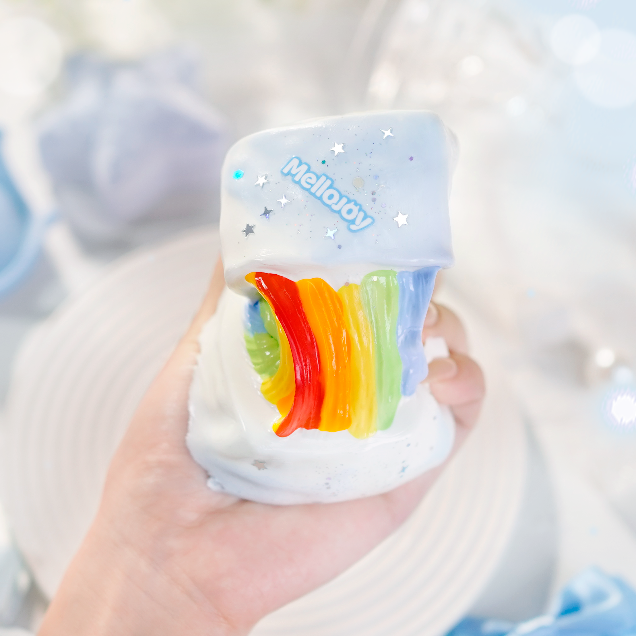 mellojoy スクイーズ メロジョイ パンパン 伸びるチーズ Mellojoy