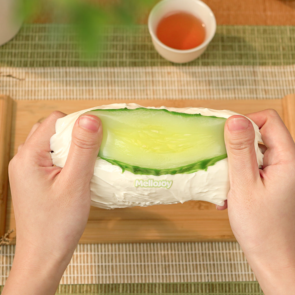 【A026】【 開封後のキャンセルができません】【 ブラインドボックスのおもちゃ】Mellojoy - メロジョイクリームまみれ大福シリーズ——解消グッズ 【 264g 】