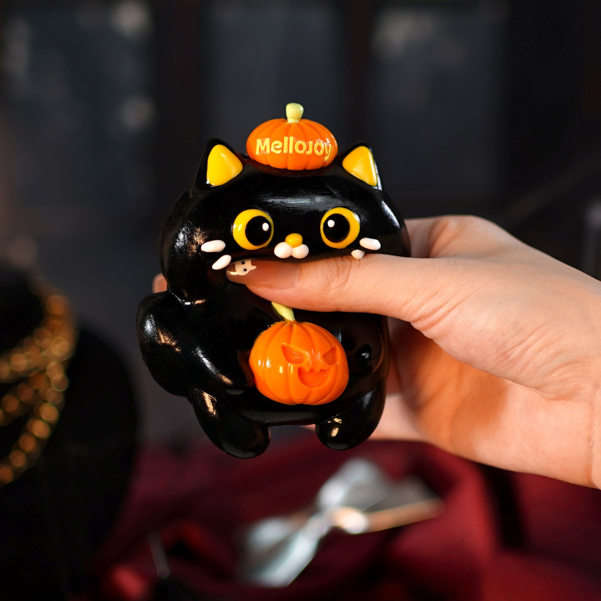 【Z029】【 開封後のキャンセルができません】【 ブラインドボックスのおもちゃ】Mellojoy - ハロウィン猫
