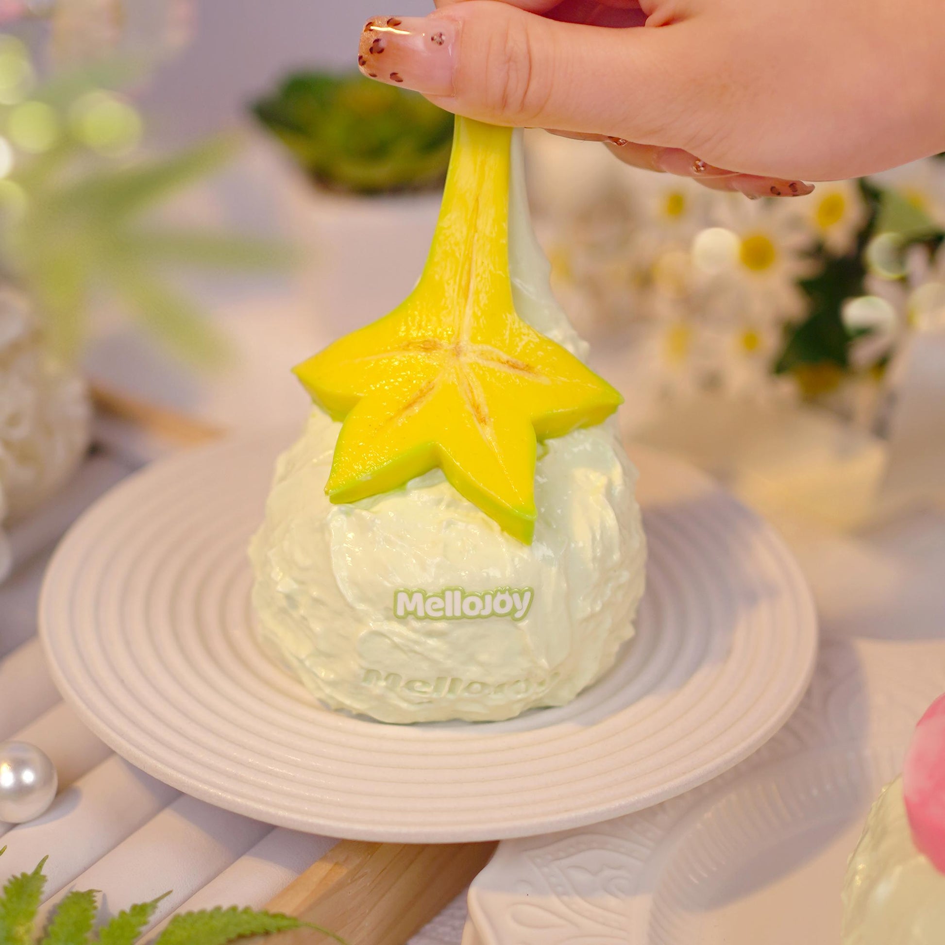 【A026】【 開封後のキャンセルができません】【 ブラインドボックスのおもちゃ】Mellojoy - メロジョイクリームまみれ大福シリーズ——解消グッズ 【 264g 】