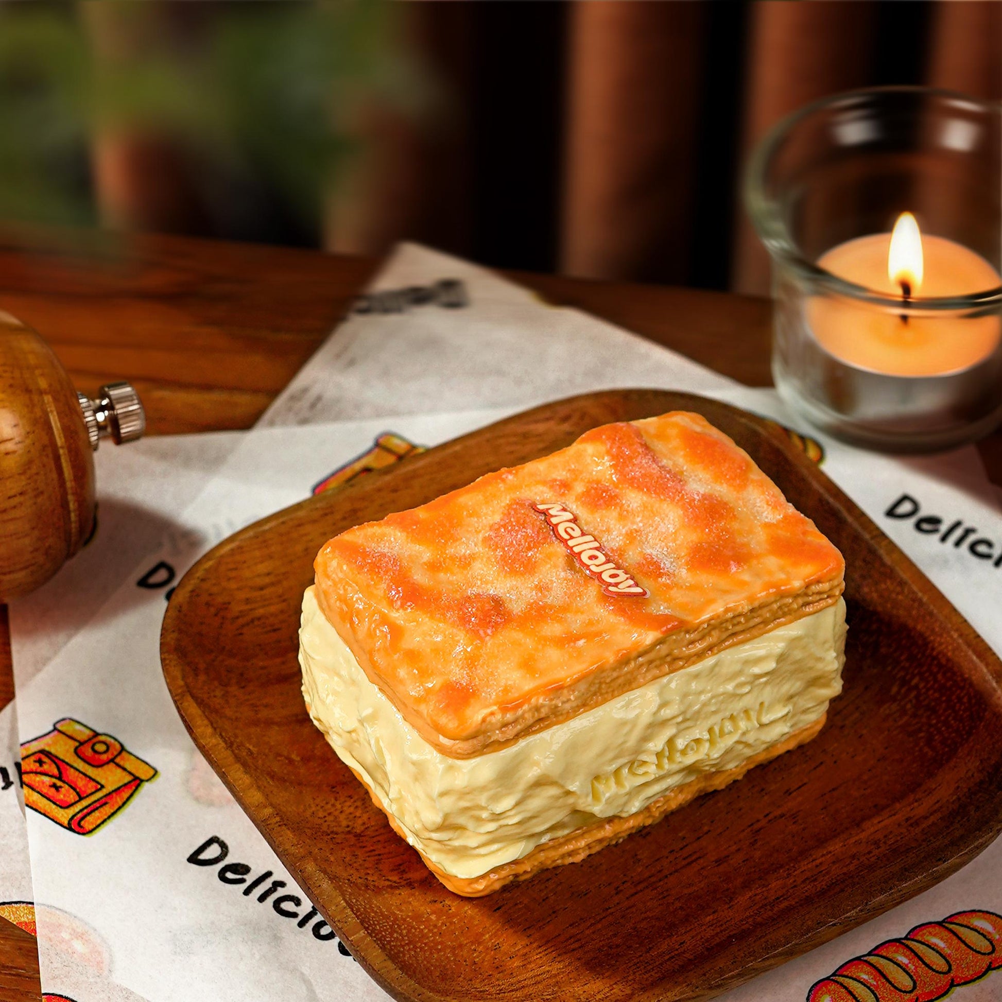 Mellojoy - もちもちもち - メロジョイクリームミルフィーユ【Z056-2】【 ブラインドボックスのおもちゃ】