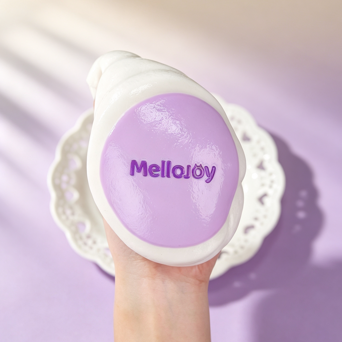 Mellojoy - クリーミークリーム——ミディアムサイズ(中号)メロジョイタロ芋スフレ【Z072-14】【 ブラインドボックスのおもちゃ】