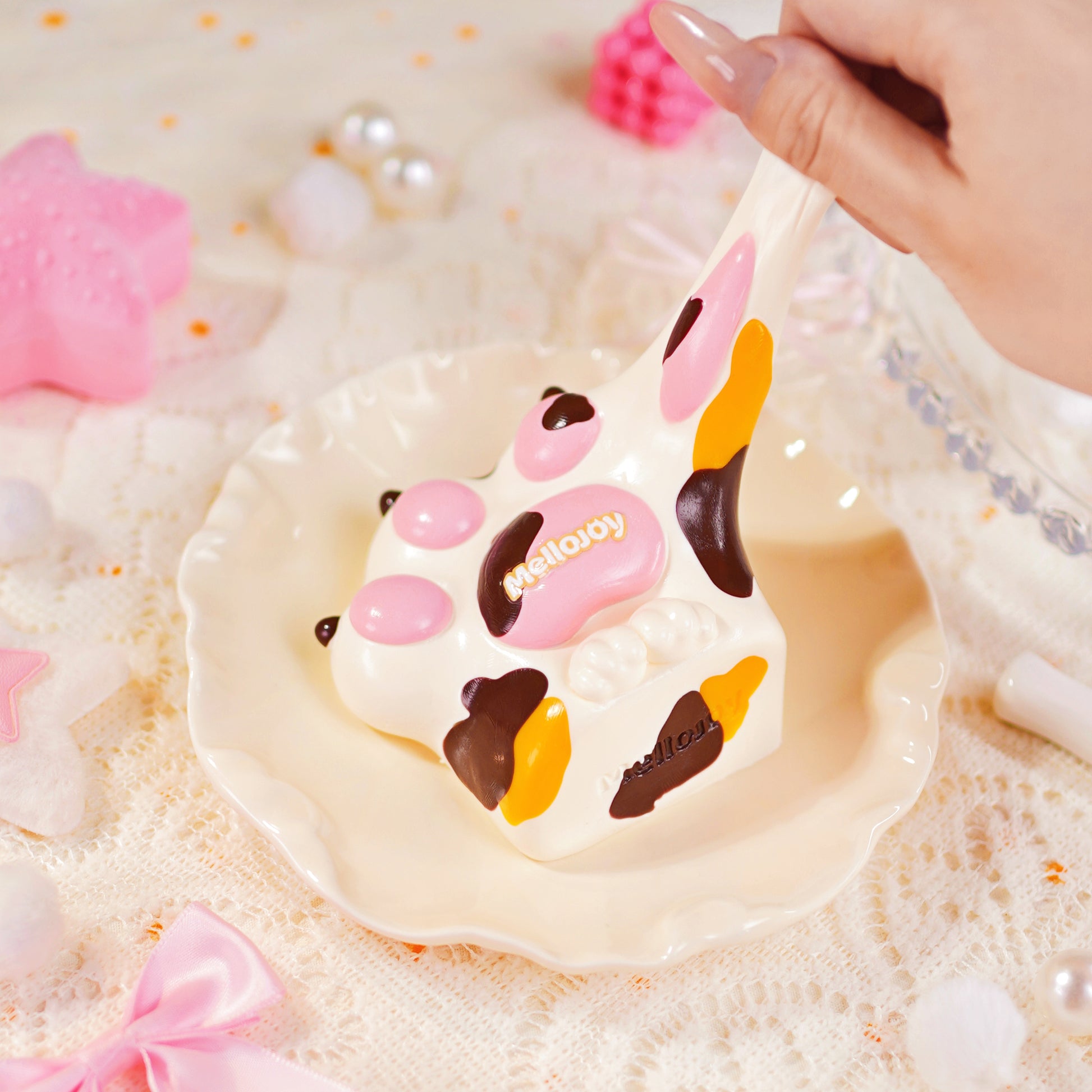 【A021】【 開封後のキャンセルができません】【 ブラインドボックスのおもちゃ】Mellojoy - 癒しの猫爪 【 169g 】