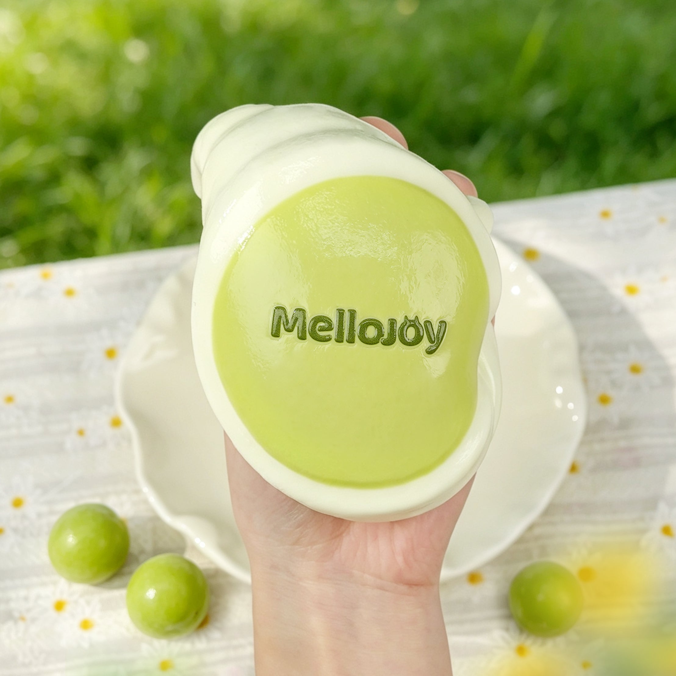 mellojoy 旧スフレ 抹茶 クリーミークリーム Mellojoy - クリーミークリーム——ミディアムサイズ(中号M)メロジョイ