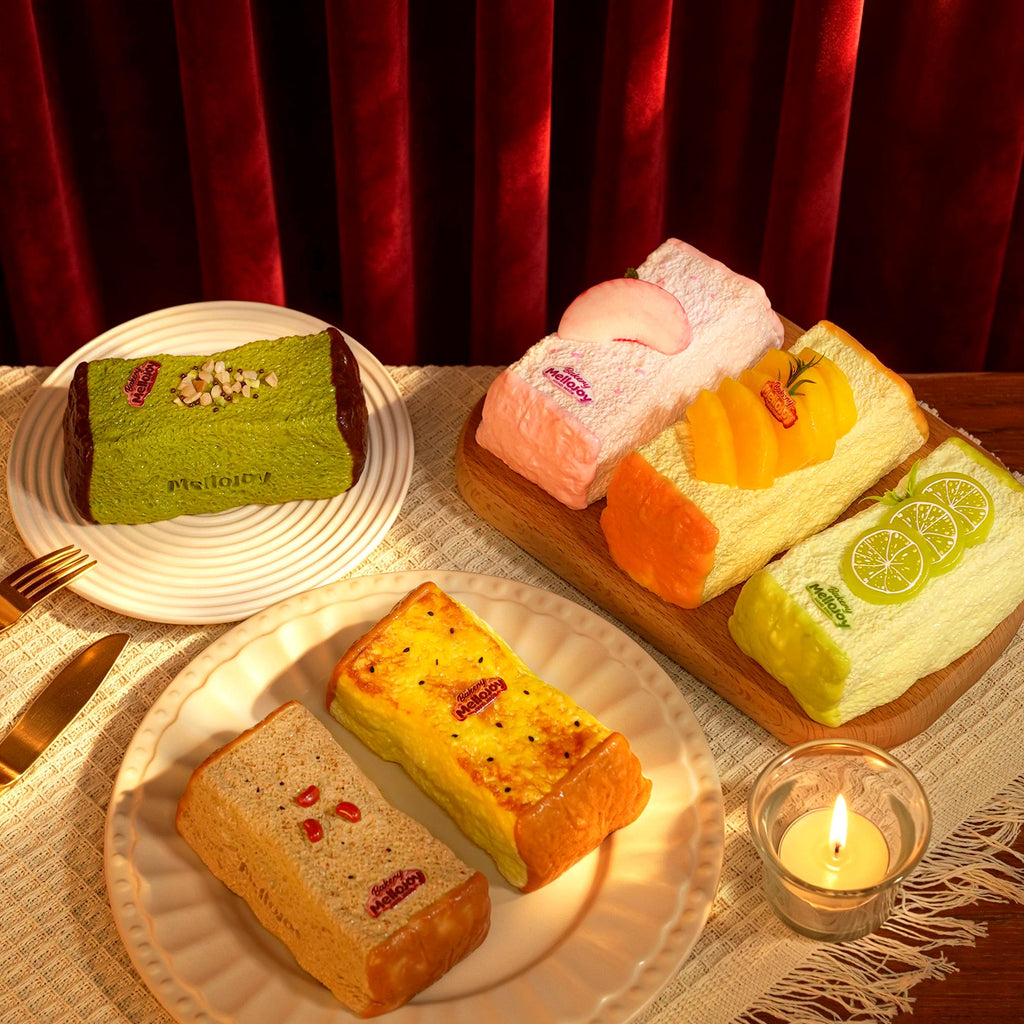 Mellojoy - ムースクリーム - メロジョイトーストスティック、集合！【A036】【 開封後のキャンセルができません】【【ブラインドボックスのおもちゃ】】