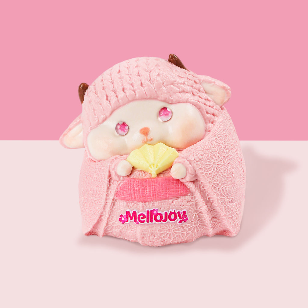 Mellojoy-ムースクリーム-浴衣羊-【Z071-7】【 ブラインドボックスのおもちゃ】