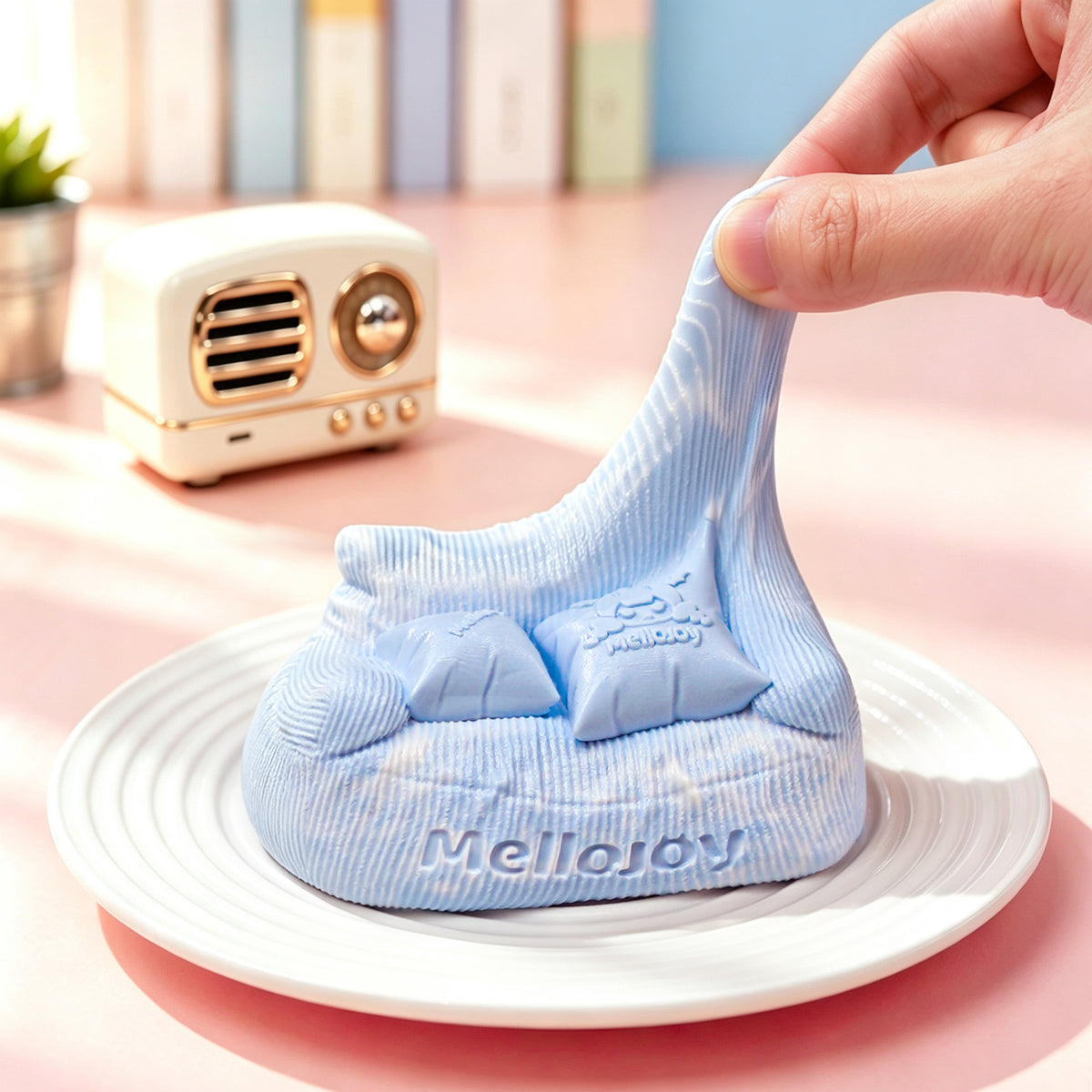 Mellojoy - ねっとりヨーグルト&ムースクリーム&もちもちもち - メロイアの暮らしの図鑑【A037】【 開封後のキャンセルができません】【 ブラインドボックスのおもちゃ】