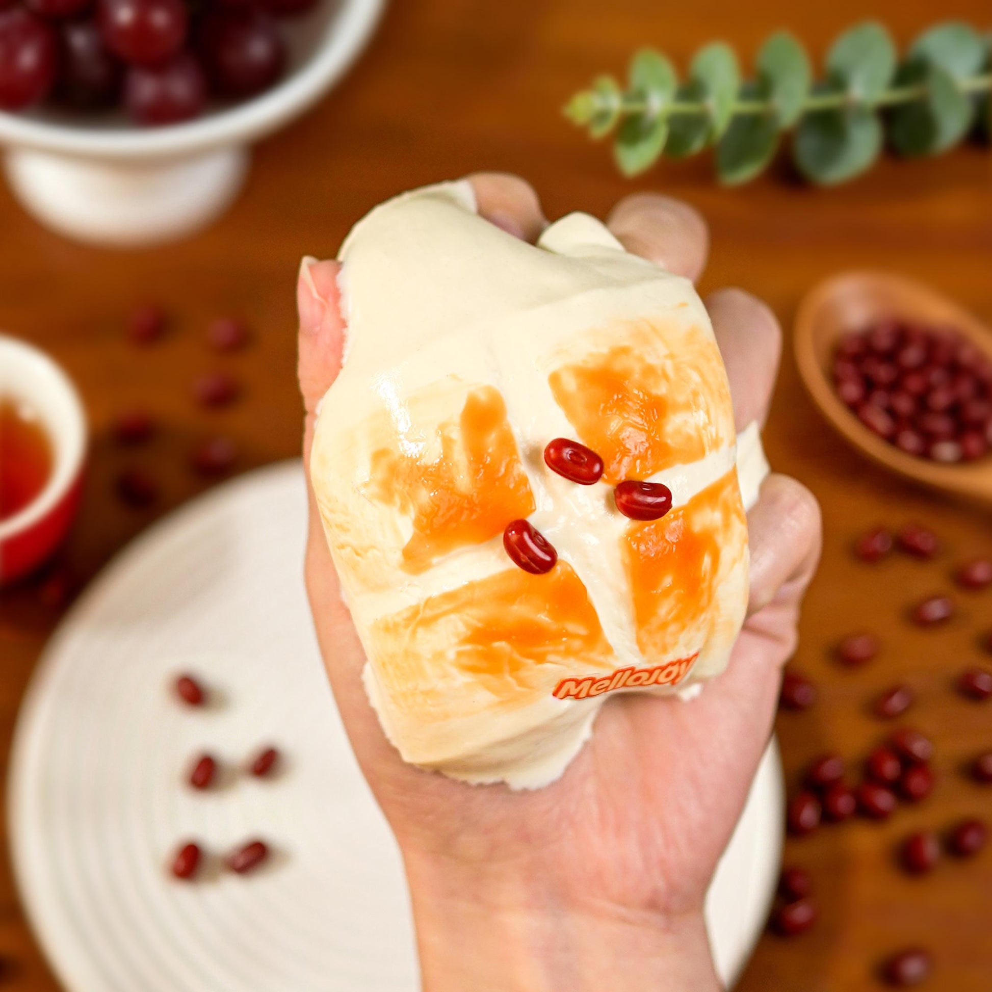 Mellojoy - ぱんぱんパンケーキ - こんがり焼き餅【Z067-2】【 ブラインドボックスのおもちゃ】